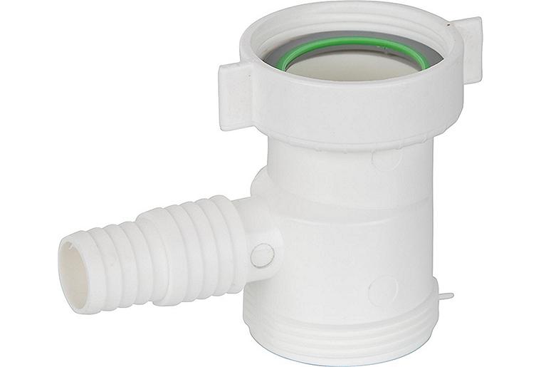 Anschlussstück 11/2" PP mit Schlauchanschluss Anschlussstück 11/2" PP mit Schlauchanschluss