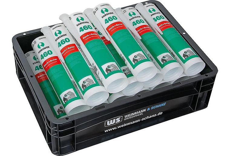 Vorteilspaket WS + Ramsauer, Dichtstoff Dach + Solar transparent 460, 310 ml / 20 Stück + gratis WS BOX Vorteilspaket WS + Ramsauer, Dichtstoff Dach + Solar transparent 460, 310 ml / 20 Stück + gratis WS BOX