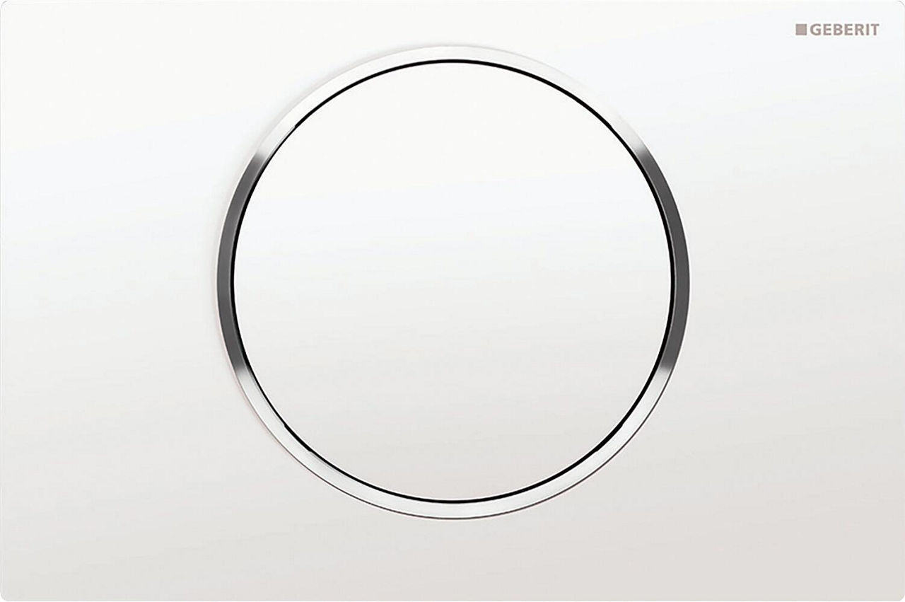 Betätigungsplatte Sigma 10 für Sigma UP-Spülkästen, weiß Betätigungsplatte Sigma 10 für Sigma UP-Spülkästen, weiß