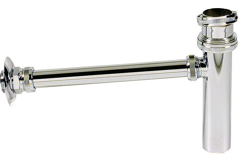 Verstellrohr Messing verchromt 32 x 240 mm mit Leckwasseranschluß 3/4" Verstellrohr Messing verchromt 32 x 240 mm mit Leckwasseranschluß 3/4"