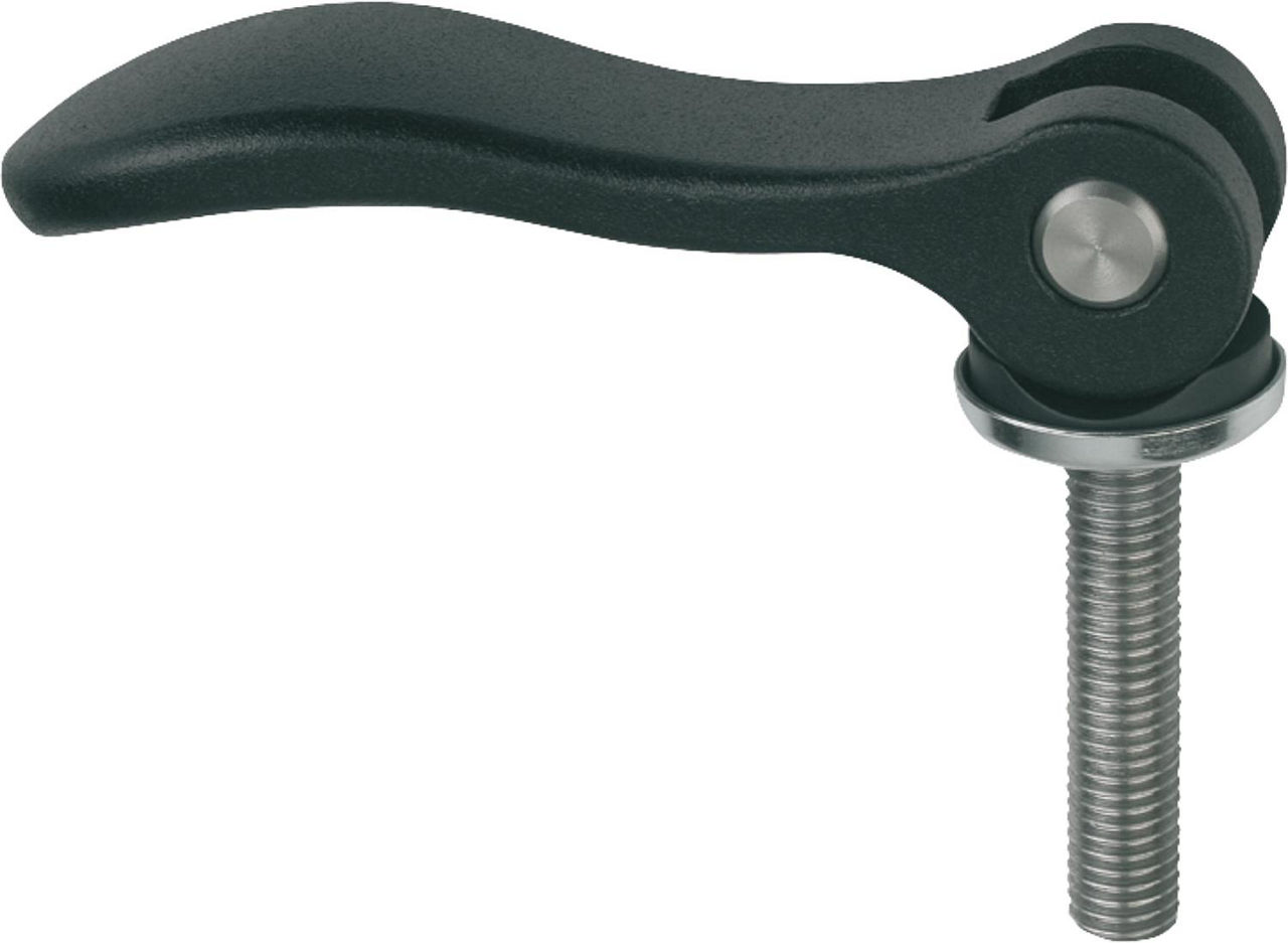 Exzenterhebel Kipp mit Aussengewinde M10x50, Stahl Exzenterhebel Kipp mit Aussengewinde M10x50, Stahl