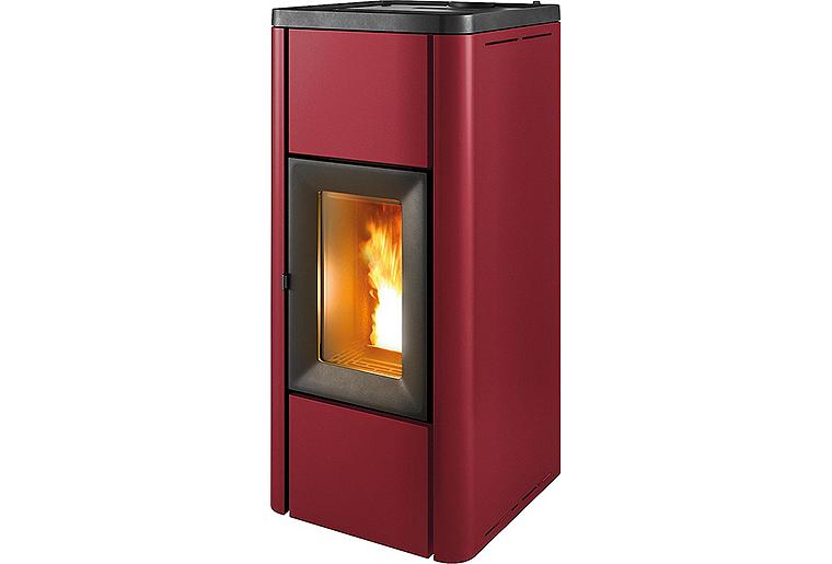 Pelletofen MCZ Mida Air 8 R, Grundgerät mit Verkleidung Bordeaux Metall, 8,0 kW Pelletofen MCZ Mida Air 8 R, Grundgerät mit Verkleidung Bordeaux Metall, 8,0 kW