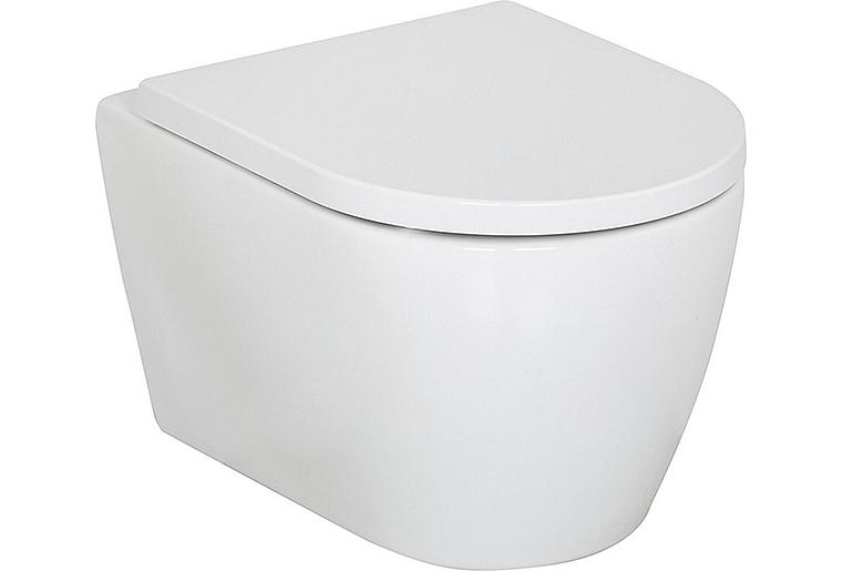 Combi-Pack Evenes Aimera Compact Wand-WC spülrandlos mit WC-Sitz Softclose
