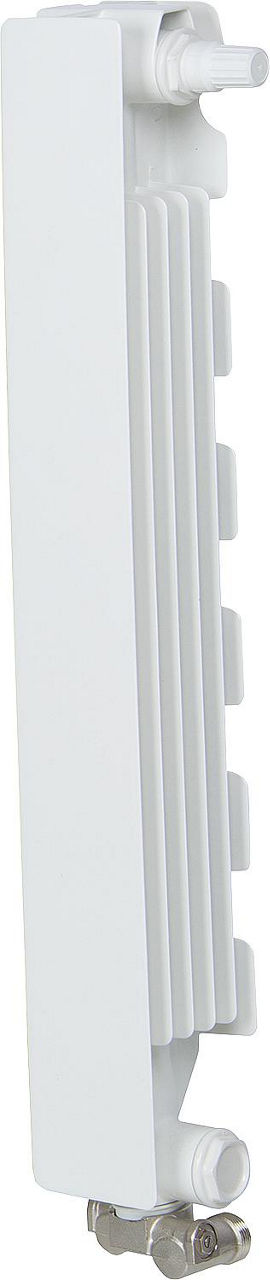 Aluminium-Heizkörper Hahnblock Blitz Super B4,600/100-Einzel- glied,rechts,RAL 9010