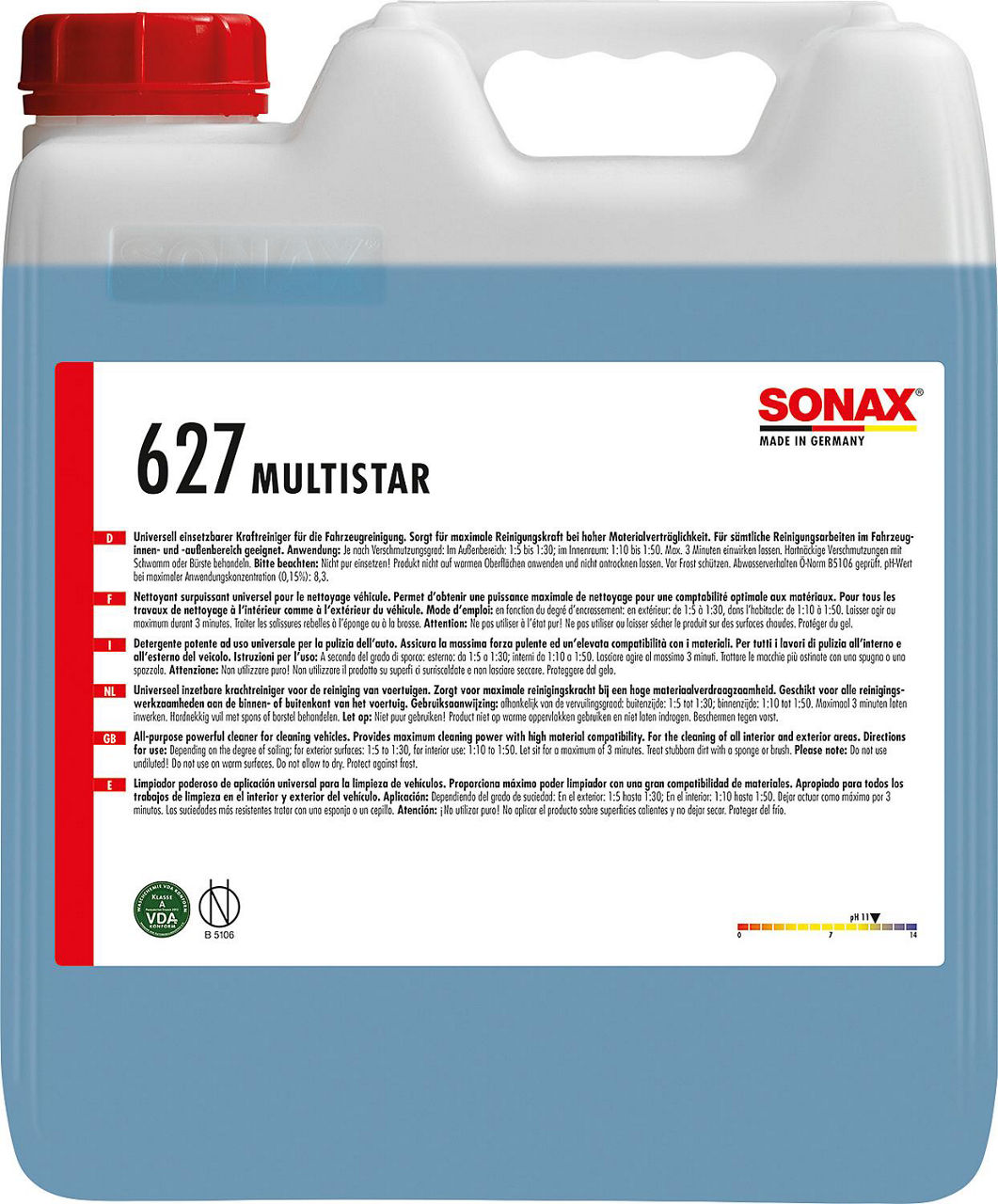 Kraftreiniger SONAX Multistar 10l Kanister Kraftreiniger SONAX Multistar 10l Kanister