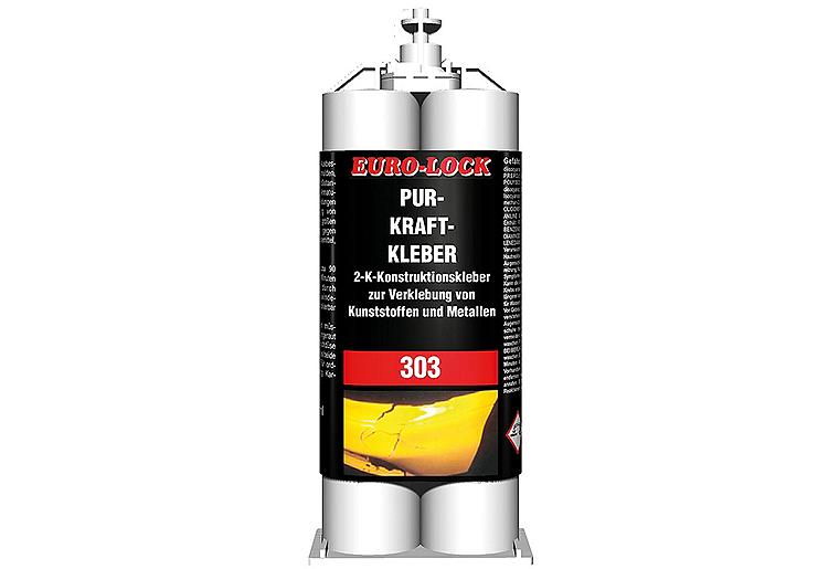 PUR-Kraftkleber 2K EURO-LOCK LOS 303, 50g Doppelkartusche PUR-Kraftkleber 2K EURO-LOCK LOS 303, 50g Doppelkartusche