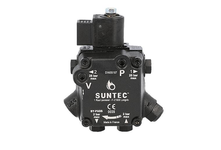 Ölbrennerpumpe Suntec AUV 47L mit Druckentlastungsventil Ölbrennerpumpe Suntec AUV 47L mit Druckentlastungsventil