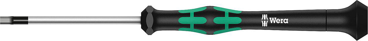 Feinmechanik-Innensechskant-Schraubendreher Wera 2054 Serie Kraftform Micro, Black Point-Spitze, Hex-Plus, SW 3,0 x 60 mm Feinmechanik-Innensechskant-Schraubendreher Wera 2054 Serie Kraftform Micro, Black Point-Spitze, Hex-Plus, SW 3,0 x 60 mm