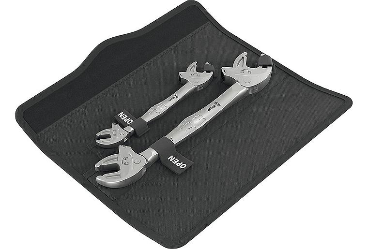 Doppelmaulschlüssel-Set Wera 6006 Joker 2 Set 1, mit Ratschenfunktion, selbstjustierend, 2‑teilig