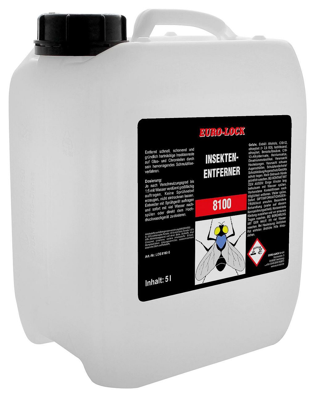 Insektenentferner EURO-LOCK LOS 8100, 5l Kanister Insektenentferner EURO-LOCK LOS 8100, 5l Kanister