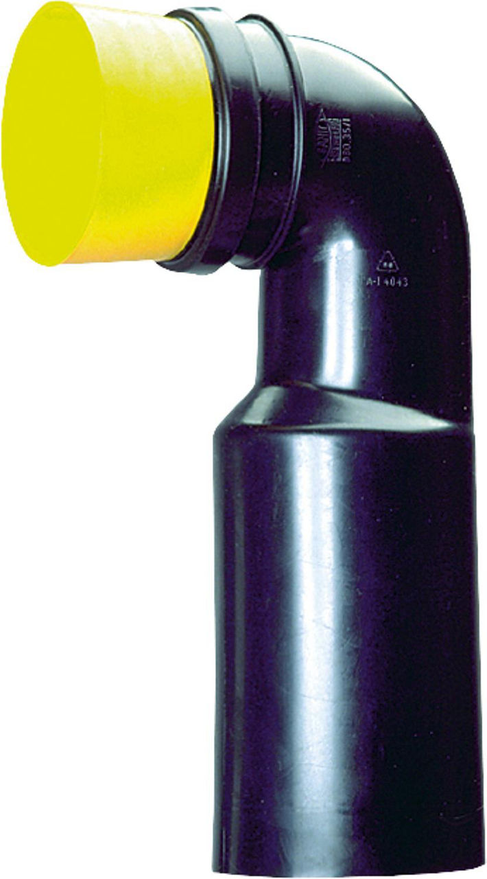 WC-Anschlussbogen 90° mit Bauschutz 90/90 WC-Anschlussbogen 90° mit Bauschutz 90/90