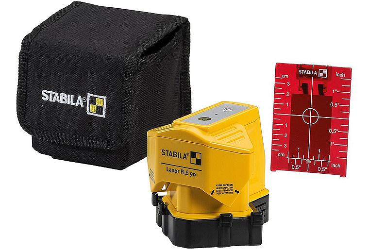 Bodenlinien-Laser Stabila FLS 90, 3-teiliges Set