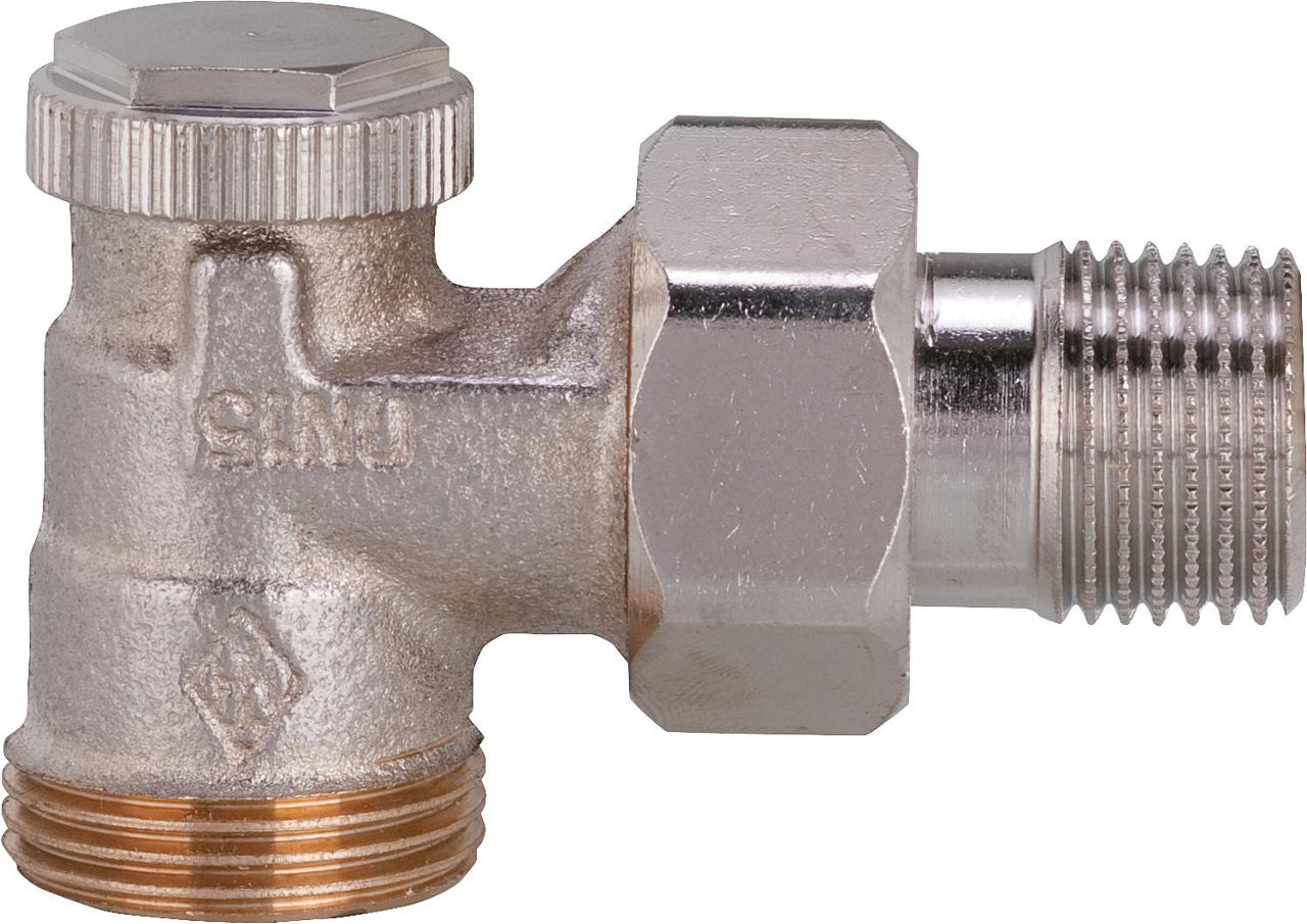 Rücklaufverschraubung IMI Regutec DN15 (1/2") x Eurokonus, Eckausführung Rücklaufverschraubung IMI Regutec DN15 (1/2") x Eurokonus, Eckausführung