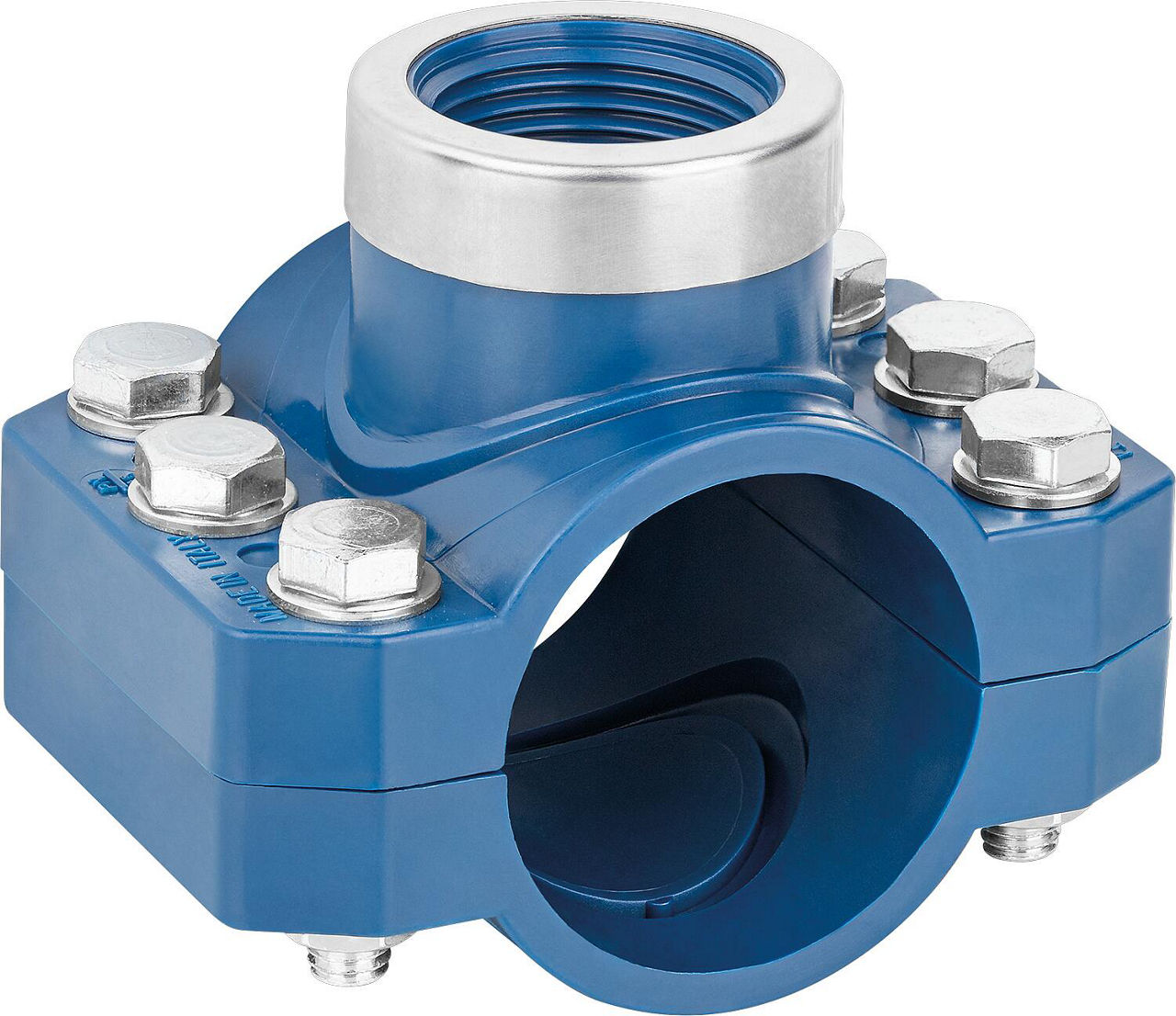 Anbohrschelle PE Ø40mm x DN25(1") IG, für Druckrohre aus PE Anbohrschelle PE Ø40mm x DN25(1") IG, für Druckrohre aus PE