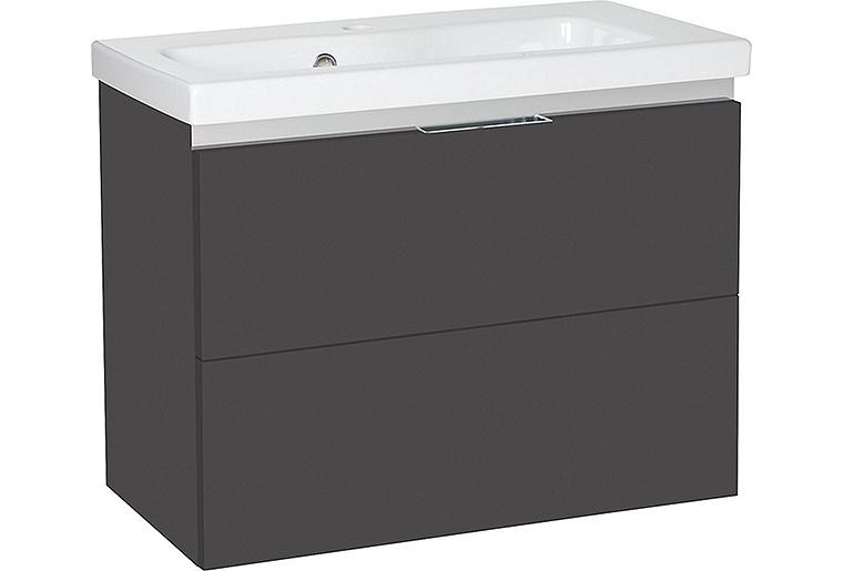 WTU + Keramik-WT EOLA anthrazit Hochglanz 2 Auszüge 710x580x380 mm WTU + Keramik-WT EOLA anthrazit Hochglanz 2 Auszüge 710x580x380 mm