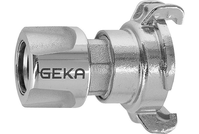 Geka plus Stecksystem - Übergangsstück mit Klaue und Steckbuchse