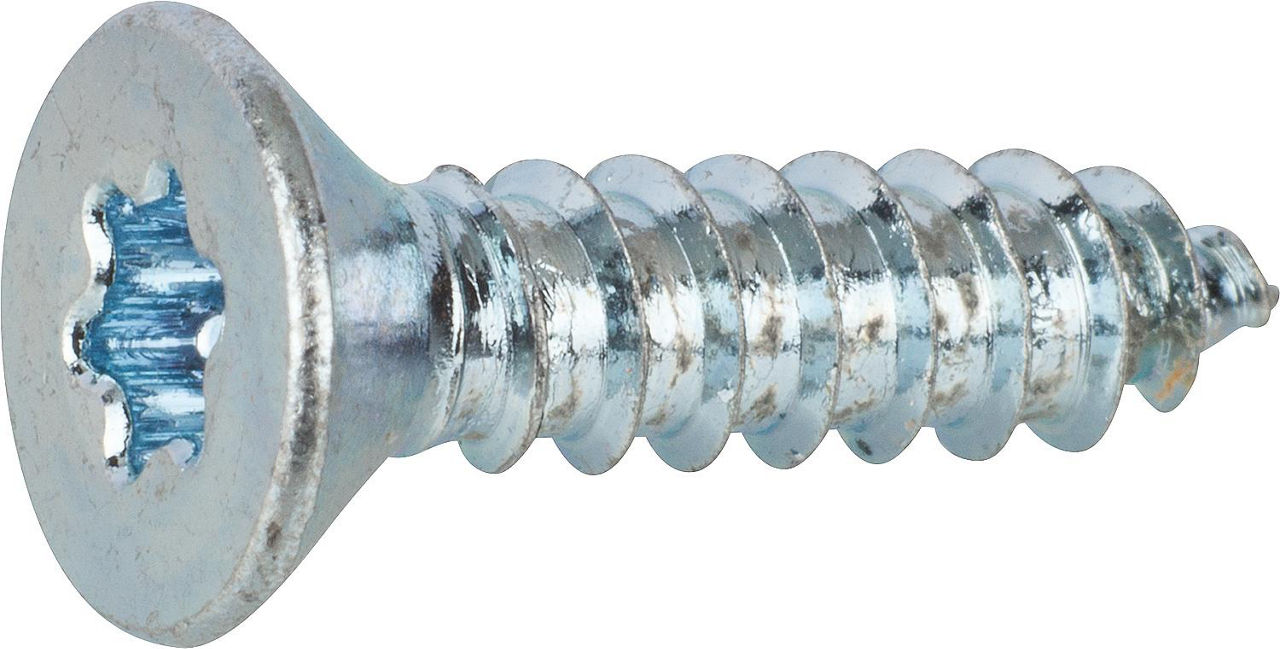Blechschraube Senkkopf DIN/EN/ ISO 14586 mit Torx, verzinkt ø 3,5x13 mm, VPE = 1000 Stück