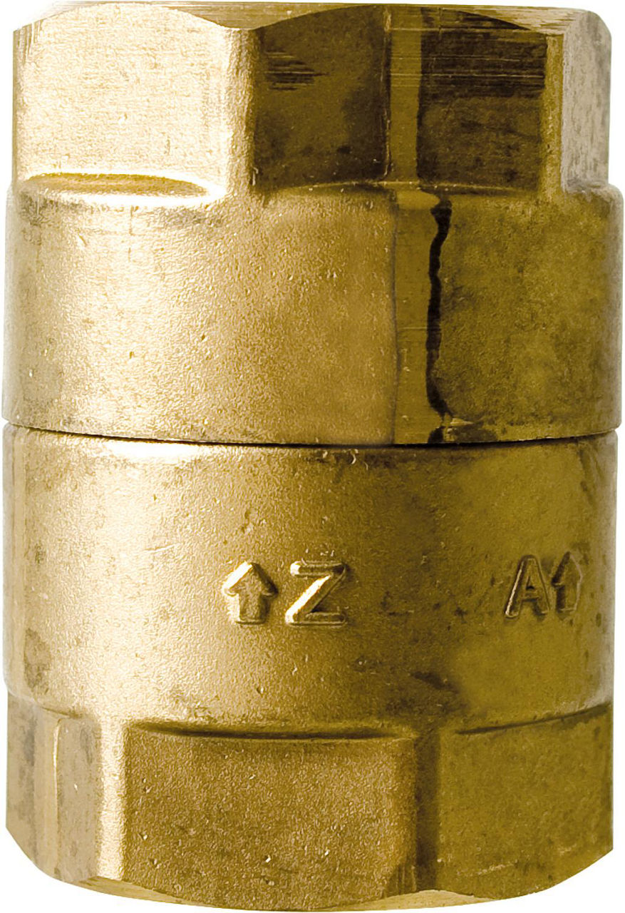 Rückschlagventil nicht aufstellbar für Solar max.220°C 3/4"x L=50mm