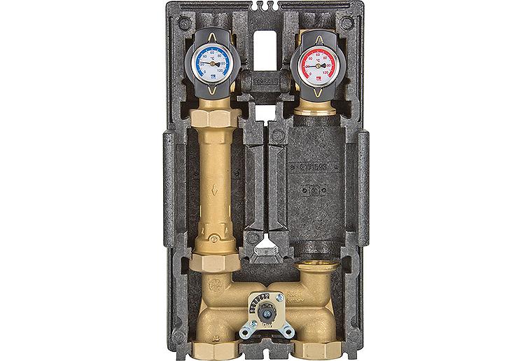 Heizkreisset K38 Heat Bloc DN 32(1 1/4") 4-Wege-Mischer