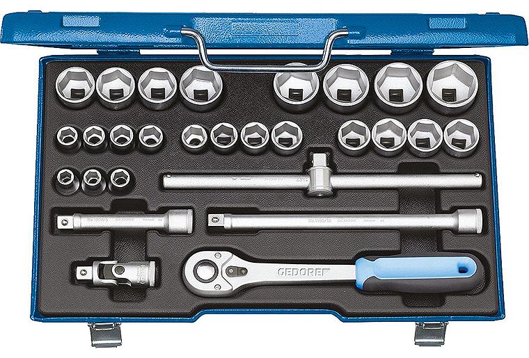 Steckschlüssel-Satz GEDORE 19 VMU-10, 28-teilig 1/2"