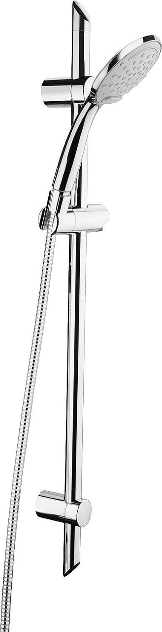 Brause-Set Estada 1100 mm, 2 Strahlarten Ø 110 mm chrom, Wandhalter höhenverstellbar