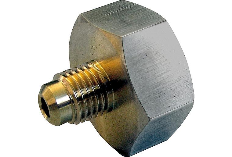 Flaschenanschluss-Adapt.,W21,8x1/4"SAE M Rechts Gewinde
