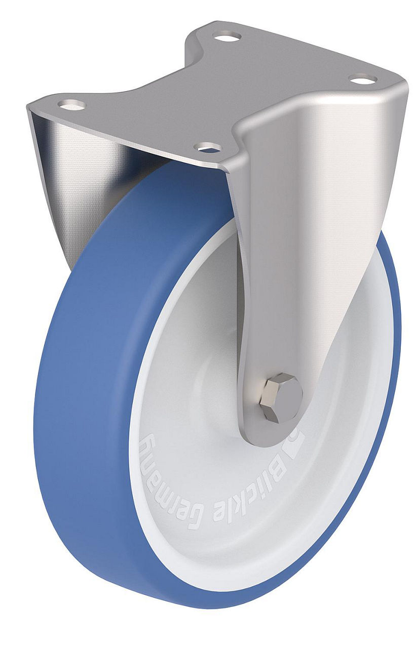 Bockrolle BLICKLE Edelstahl BX-POTHS 125G Rad-Ø 125mm