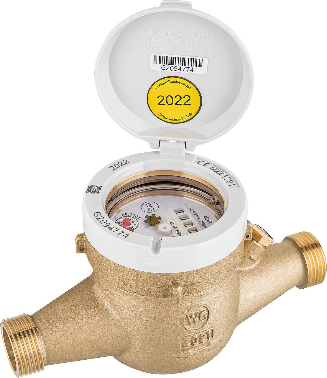 KW-Mehrstrahlzähler MNR Qn15 ,DN50 (2") L 300mm Inkl.Eich-und Konformitätsentgeld KW-Mehrstrahlzähler MNR Qn15 ,DN50 (2") L 300mm Inkl.Eich-und Konformitätsentgeld