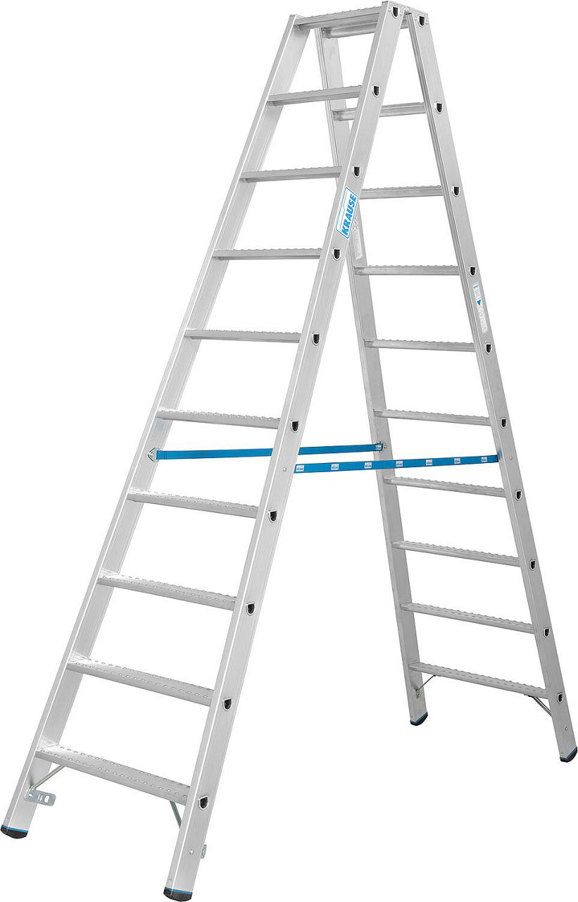 Doppelleiter Krause Stabilo 2x10 rutschhemmende Stufen Doppelleiter Krause Stabilo 2x10 rutschhemmende Stufen