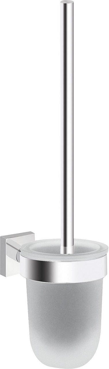 WC Bürstengarnitur Elean mit Wandhalter Messing/Edelstahl verchromt WC Bürstengarnitur Elean mit Wandhalter Messing/Edelstahl verchromt