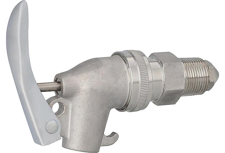 Fasshahn Inox G 3/4" schwere Ausführung, Dichtungen PTFE