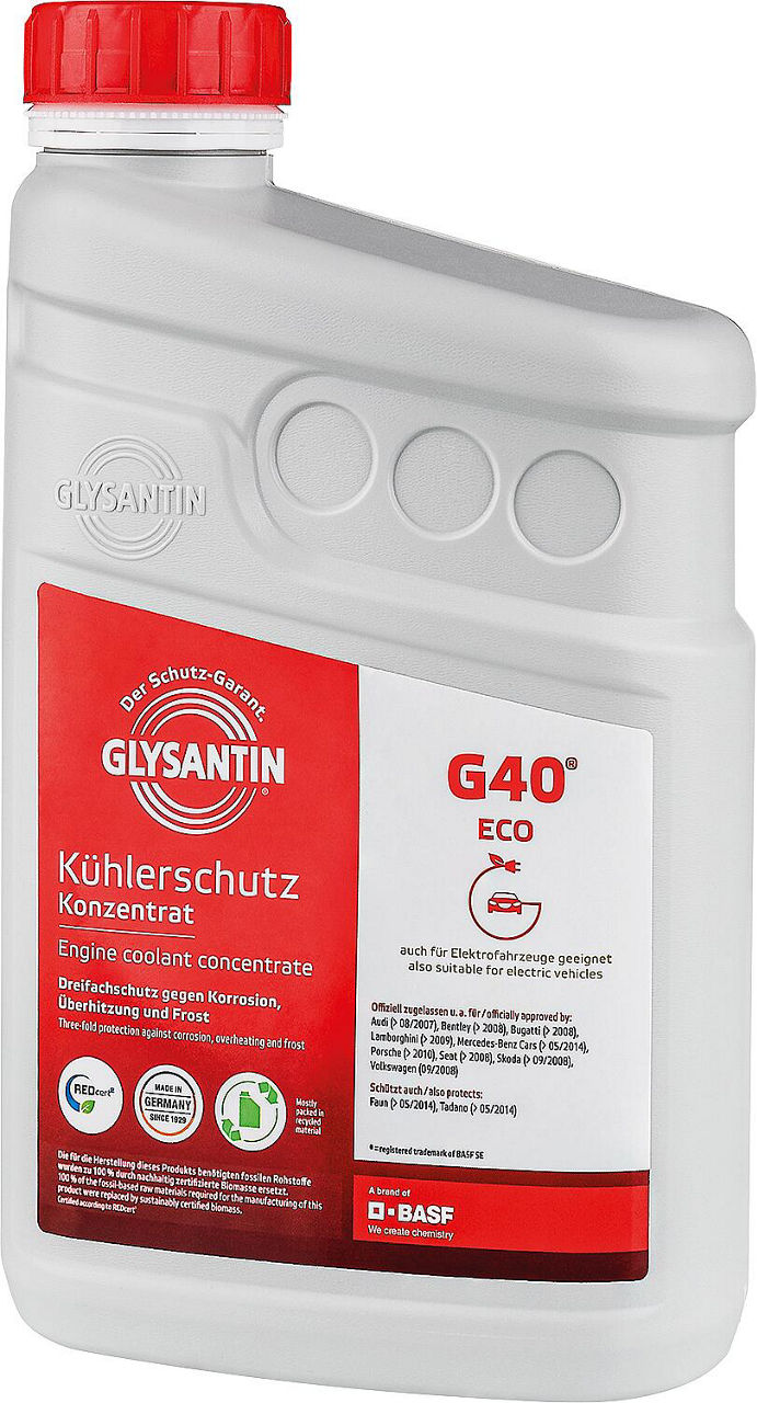 Kühlerschutzmittel GLYSANTIN® G40® ECO BMB Konzentrat 1l Flasche Kühlerschutzmittel GLYSANTIN® G40® ECO BMB Konzentrat 1l Flasche