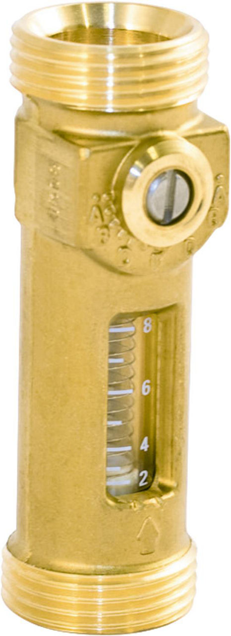 Abgleichventil Tacosetter Inline 100, DN 15 AG 3/4"x3/4", 0,6-2,4l/min, Kvs: 0,6 Abgleichventil Tacosetter Inline 100, DN 15 AG 3/4"x3/4", 0,6-2,4l/min, Kvs: 0,6