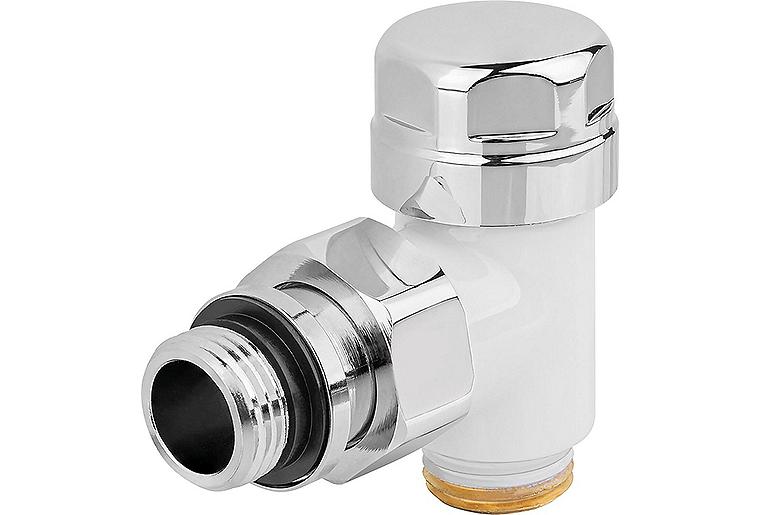Thermostatventil 100TB, weiß, DN15 (1/2"), Eckform