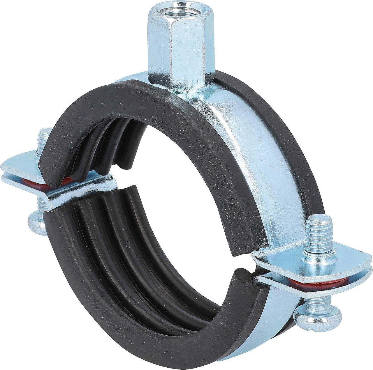 Zweischraubenschelle verzinkt 3/4" 25 - 28mm M8/M10
