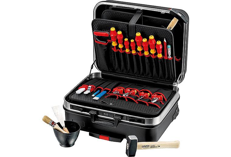 Elektrowerkzeug-Set KNIPEX im Rollkoffer 24-teilig Elektrowerkzeug-Set KNIPEX im Rollkoffer 24-teilig