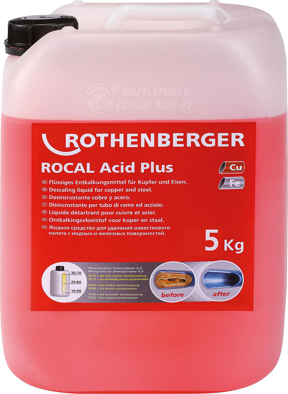 Entkalkungskonzentrat Rocal Acis Plus 5 kg für Cu + Fe. NIcht für Trinkwasser geeignet! Entkalkungskonzentrat Rocal Acis Plus 5 kg für Cu + Fe. NIcht für Trinkwasser geeignet!