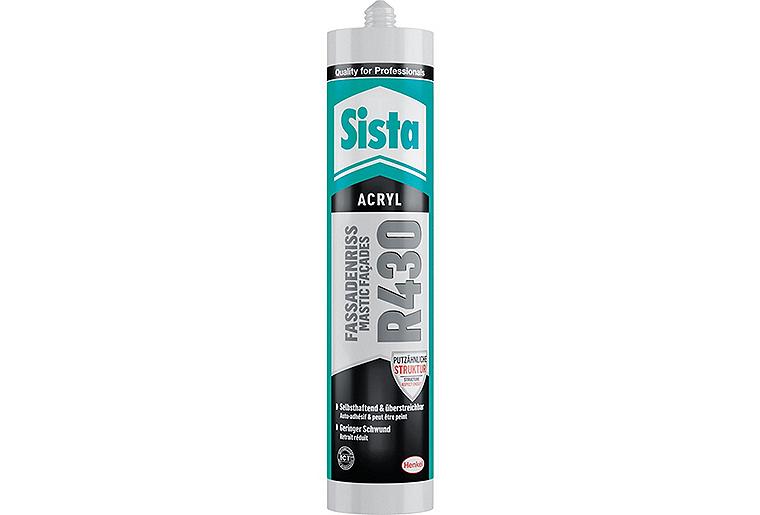 Fassaden-Acryl SISTA R430 altweiß (mit Körnung: grob) 300ml Kartusche Fassaden-Acryl SISTA R430 altweiß (mit Körnung: grob) 300ml Kartusche
