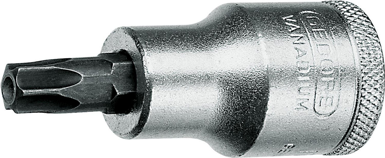 Schraubendrehereinsatz GEDORE 1/2" Innen-Torx® m. Bohrung, T40 Länge 55mm