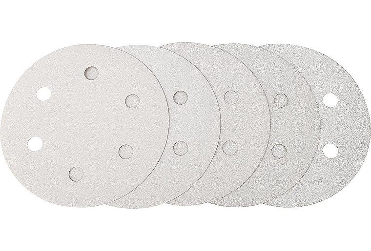 Klett-Schleifpapier-Set Eibenstock P80/100/120/150/180 je 5 Stück 6-fach gelocht Ø 225mm