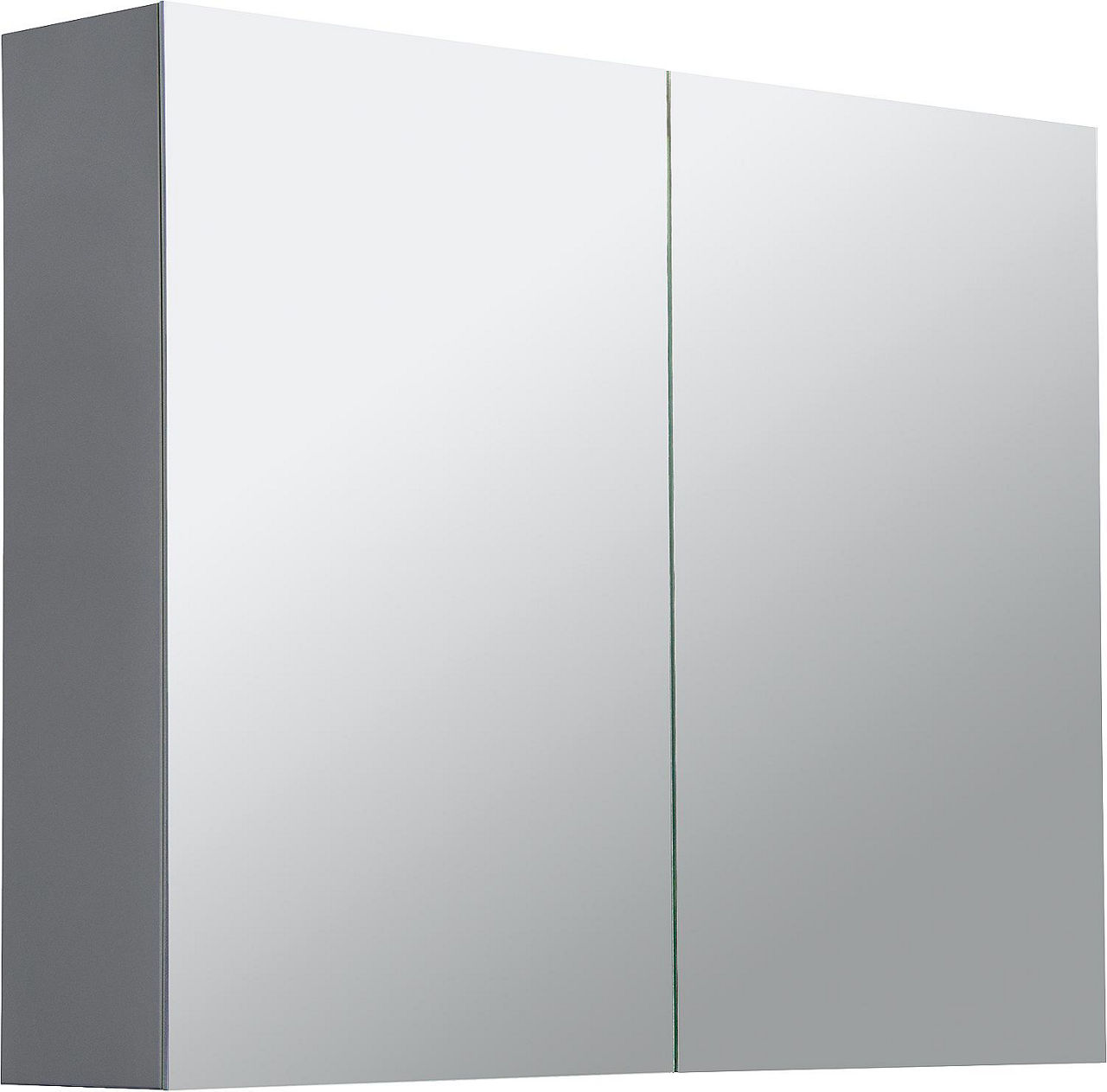Spiegelschrank Blanda Alu-Optik 2 Türen 600x650x165 mm Spiegelschrank Blanda Alu-Optik 2 Türen 600x650x165 mm