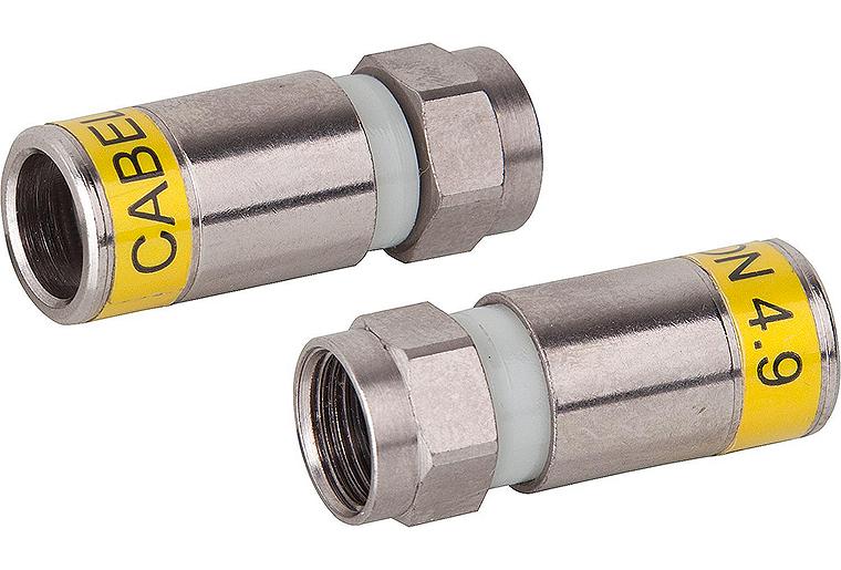 F-Kompressionsstecker 4.9 VPE=100 Stück