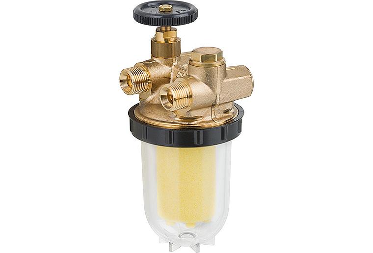 Heizölfilter f. Zweistrangsystem brennerseitig Außengewinde3/8" tankseitig Innengewinde3/8" Heizölfilter f. Zweistrangsystem brennerseitig Außengewinde3/8" tankseitig Innengewinde3/8"