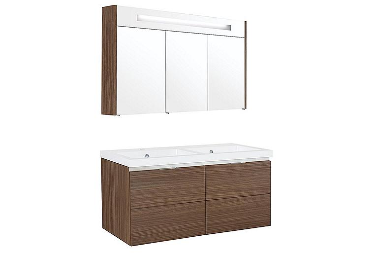 Badmöbel-Set EPIC Serie MBH Eiche Khaki, 4 Auszüge