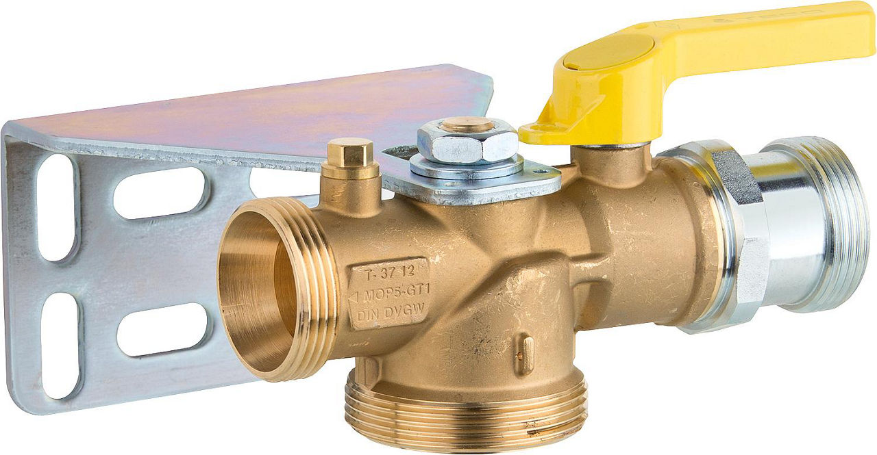 Gasabsperr-Kugelhahn mit GS 6,0m³/h, für Einrohrzähler Durchgangsform Gasabsperr-Kugelhahn mit GS 6,0m³/h, für Einrohrzähler Durchgangsform
