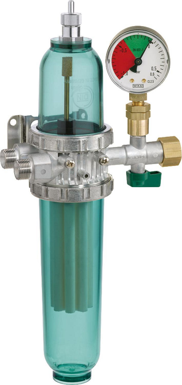Heizölfilter-Entlüfterkombination GS ProFi 3, 35 my, Vakumeter und langer Filtertasse Heizölfilter-Entlüfterkombination GS ProFi 3, 35 my, Vakumeter und langer Filtertasse