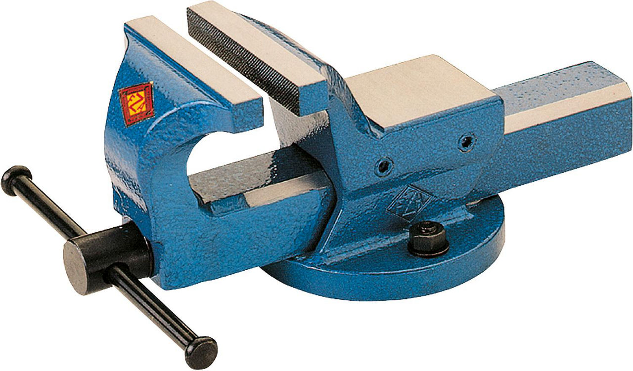 Parallel-Schraubstock Mondial Backenbreite 150 mm mit Rohrspannbacken