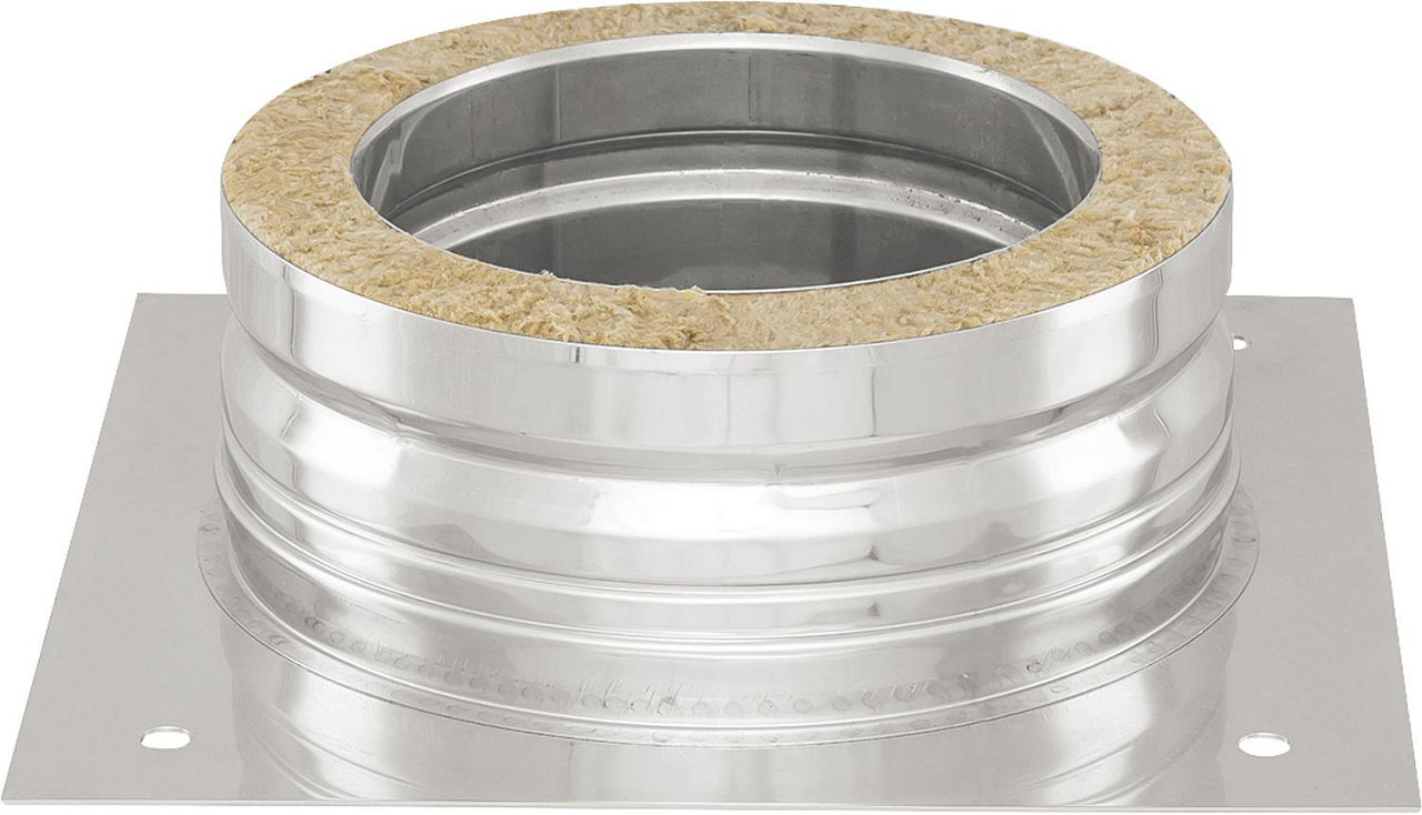 Abgassystem, doppelwandig Schachtverlängerung DN 180/240 Platte 330x330 mm Abgassystem, doppelwandig Schachtverlängerung DN 180/240 Platte 330x330 mm
