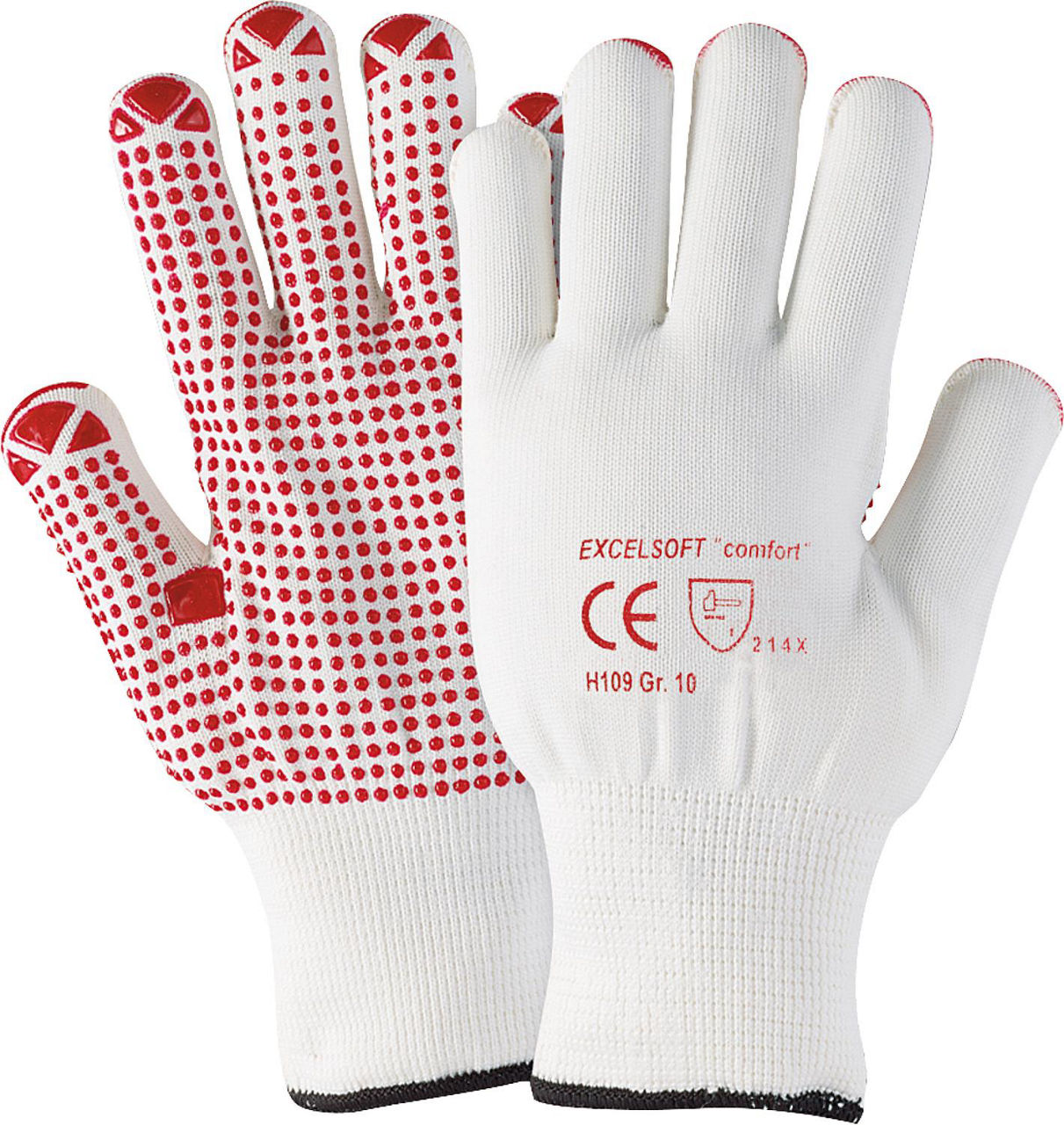 Schutzhandschuh Strick weiß Gr.L 1 Paar