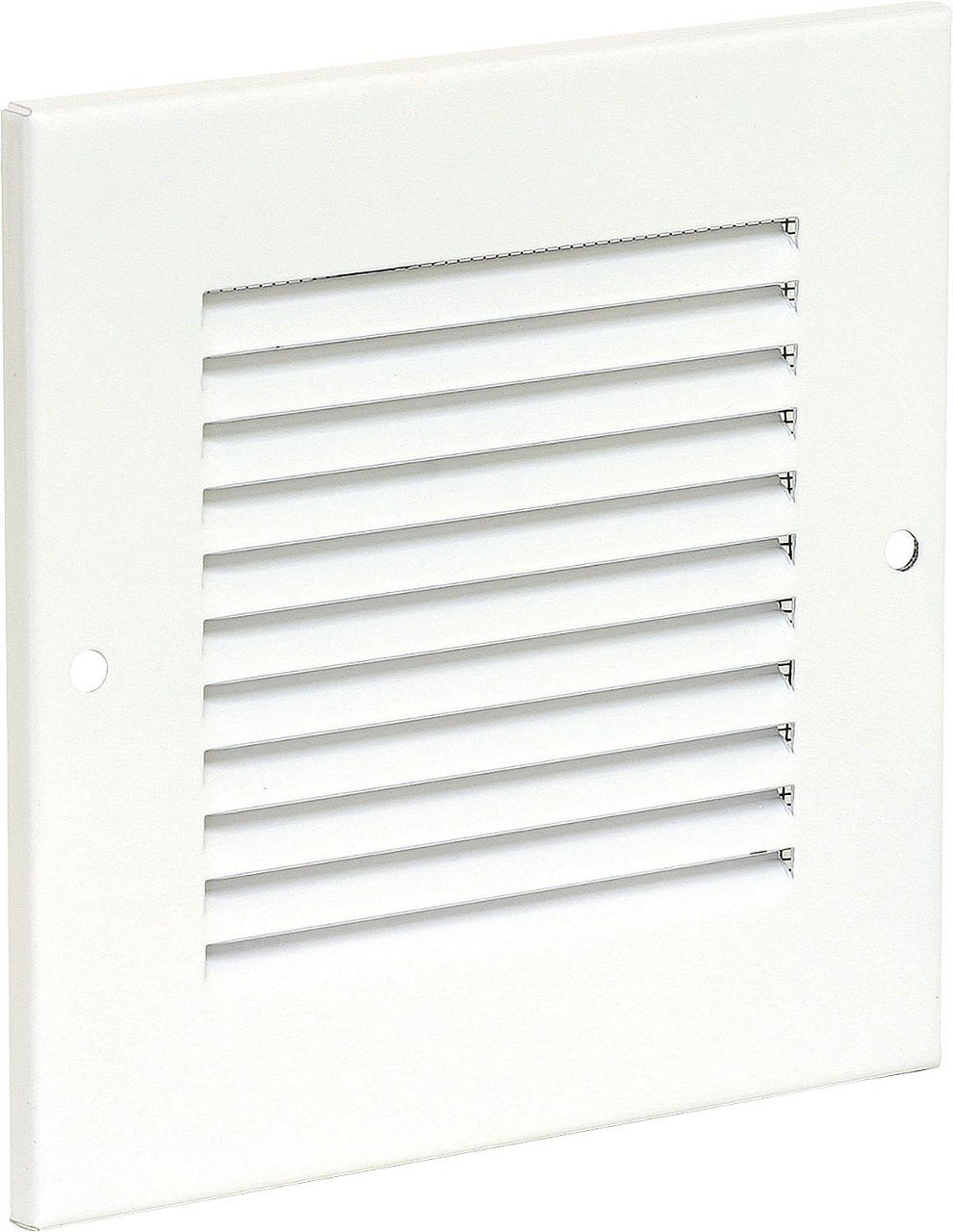 Wetterschutzgitter weiß lackiert H/B: 138 x 238 mm Metall m.Insektenschutz u.Bef.